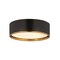 Z-Lite Arlo 4 Light Flush Mount, Matte Black & Rubbed Brass 2303F4-MB-RB - alternate 1